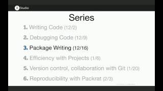 RStudio Essentials programming 3: package