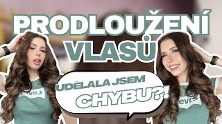 ŠLA JSEM NA PRODLOUŽENÍ VLASŮ!!!😱 Udělala jsem chybu?👀 #VLOG