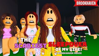 THE SCARIEST SLEEPOVER OF MY LIFE!!|| Roblox Brookhaven 🏡RP || CoxoSparkle2