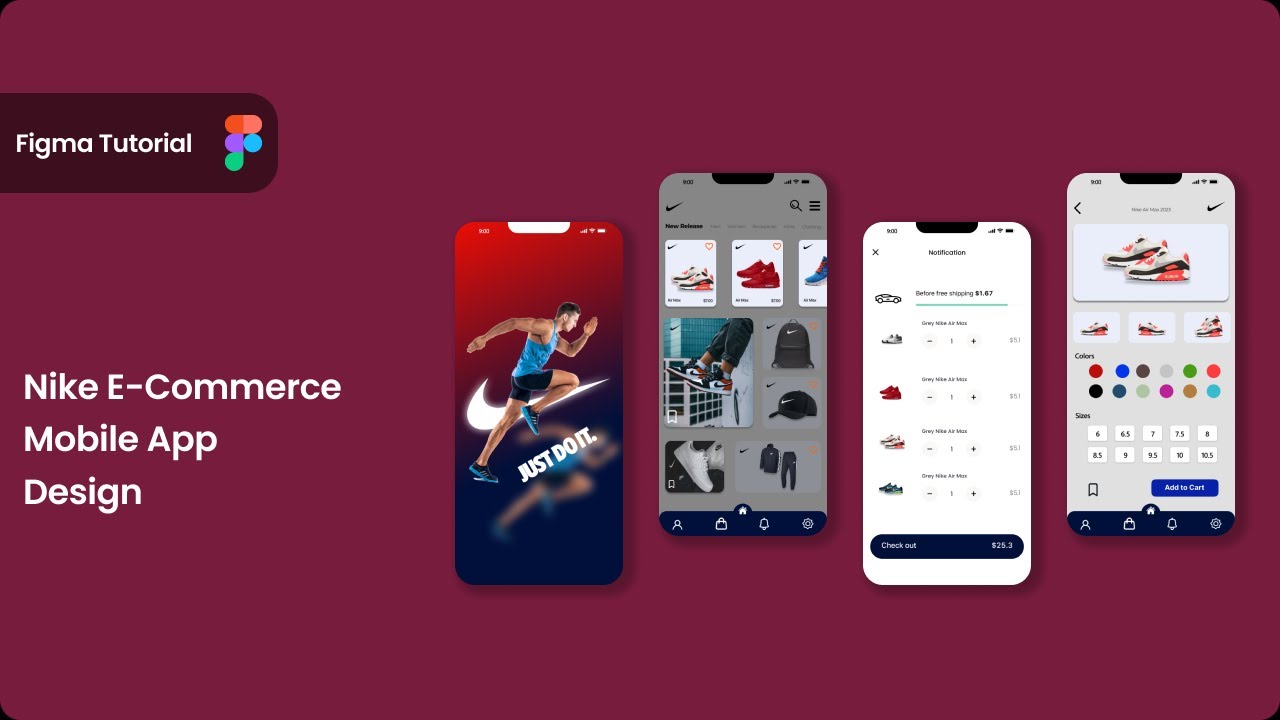 E Commerce Nike Mobile App Design In Figma Figma Design And