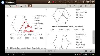 ÇOKGENLER 2 (Karekök YKS 2. Oturum Geometri Soru Bankası) (test 4-5-6)