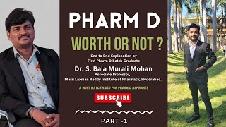 Pharm D worth or Not?  Explanation | Pharm D Scope in India and Abroad| Pharm D Dr. Prefix | Salary