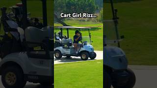 HE FUMBLED THE CART GIRL 😭 #cartgirl #golf #golfer #golfshorts #shorts