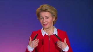 President von der Leyen on Brexit: "We want to have the best possible relationship with the UK"