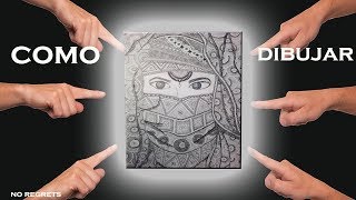 Como Dibujar Un Rostro de Mujer | how to drawing | TIME LAPSE DRAWING