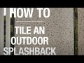 How to Tile an Outdoor Splashback - Bunnings Warehouse