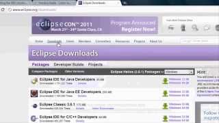 Android Tutorial Lessons 1 Installing Eclipse and SDKs