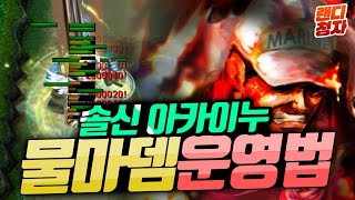 [시청자] 솔신 아카이누 스타트로 물뎀 마뎀 다 가능한 운영법은?! (WARCRAFT3 유즈맵 원랜디)