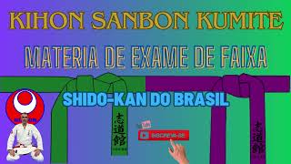 KIHON SANBON KUMITE - Vídeo Completo (visão lateral, frontal e aplicação em dupla) Matéria de Exame