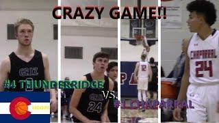 INTENSE GAME No. 1 Chaparral vs No. 4 Thunderridge in the state battle in front of rowdy crowds