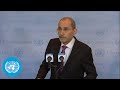 Jordan on the cease -fire between Israel & Gaza - Media Stakeout (20 May 2021) [Arabic]