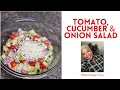 How To Make a Tomato, Cucumber and Onion Salad| Cook With Me | Kitchen Notes from Nancy