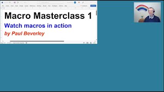 Macro Masterclass 1