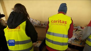 Caritas powodzianom. Kolejne kilkaset paczek przygotowanych