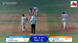 MCA PRESIDENT CUP 2023 - 24(E \u0026 F DIV) NAVI MUMBAI SPORTS CLUB VS BORIVALI CRICKET CLUB