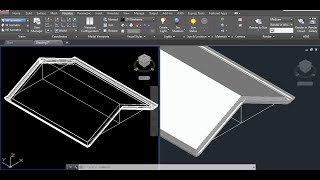 3d Roof in AutoCAD for Beginners |Basic|