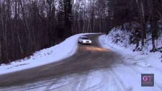 Dai Yoshihara Drifting Crown Victoria in the snow