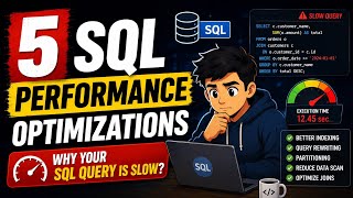 5 SQL Performance Optimizations That Make Queries 10x Faster #sql #bigdata #dataengineering #python