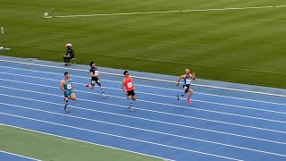 【パラ陸上】T63 男子 100m 決勝（-1.9） 2021 第32回日本パラ陸上競技選手権大会（駒沢）