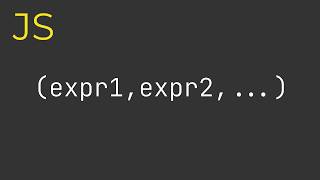 JavaScript -- The Comma Operator is Cool!
