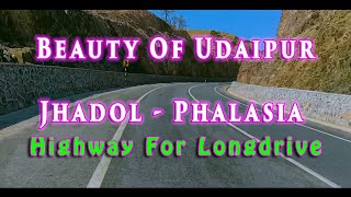 Jhadol-palasiya Udaipur Rajasthan || Beautiful Highway for long drive #creatingforindia