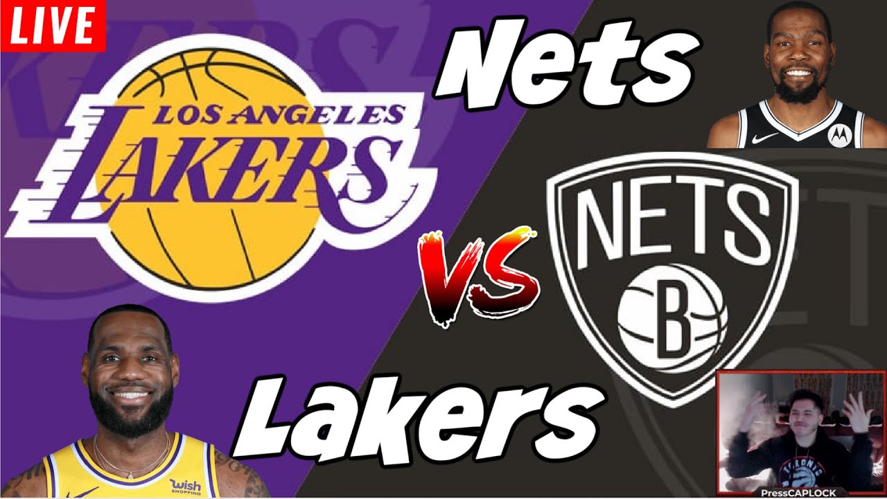 🔴 LAKERS VS NETS LIVE STREAM REACTION | BROOKLYN NETS VS LAKERS PLAY BY ...