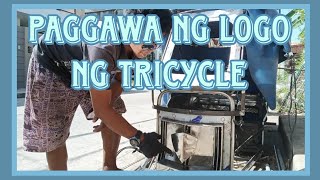 PAGGAWA NG LOGO NG TRICYCLE#dagdagkaalaman #extraincome #kumikitangkabuhayan  #negosyo #kabuhayan