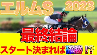 【エルムステークス２０２３・予想】自信の本命馬を発表！今回の本命はスタート決まれば確勝級！？雨も大歓迎のこの穴馬で勝負だ！