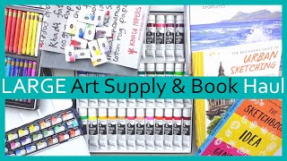 LARGE Art Supply & Book Haul!