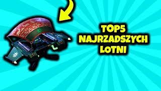 TOP 5 NAJRZADSZYCH LOTNI W FORTNITE!!!