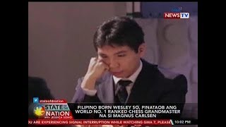 SONA: Filipino-born Wesley So, pinataob ang world no. 1 ranked chess grandmaster na si...