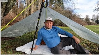 Zpacks Tarp First Setup and Preview