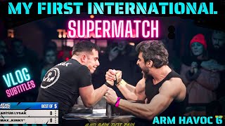 VLOG // Můj první mezinárodní zápas - Arm Havoc 6 | Street Armwrestling