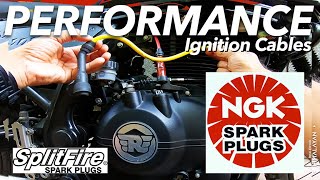 PERFORMANCE MODS ON HIMALAYAN - NGK IGNITION CABLE