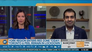 York Region moves into the red zone