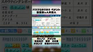 【架空選手/ペナント】ミート＆パワーＡの正統派捕手！実際の能力は？【パワプロ2020】 #Shorts