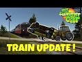 TRAIN UPDATE & CRASHES + DESTROYING THE YELLOW CAR! - My Summer Car Update Gameplay - EP  25