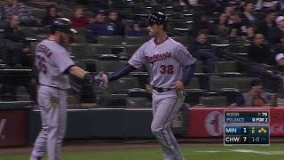 MIN@CWS: Wild pitch by Rodon plates Schafer