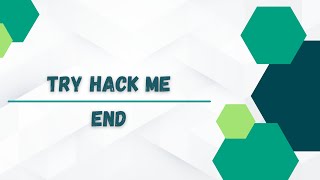Bash Scripting Course - TryHackMe & End
