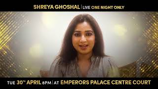 Shreya Ghoshal Live in South Africa