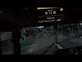 【朝4時31分発】西東京バス「五40」武蔵五日市駅発拝島駅ゆき（bus cab view nishi tokyo bus itsukaichi 40 line for haijima sta.【4k】