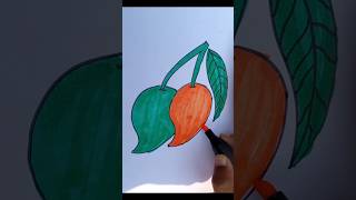 #trending #art #mango drawing #satisfying colour mix art #ytshorts #shorts #viralshort