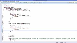 Java Threads Tutorial 4 Java Thread join Method and Synchro