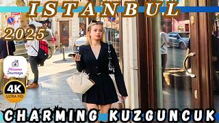 Istanbul Asian Side Kuzguncuk 4K Walking Tour: Colored Houses, Cozy Cafes, Food Spots | January 2025