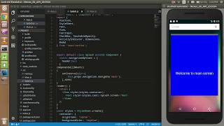 React-Native tutorial # 17 create a splash screen | Loading screen