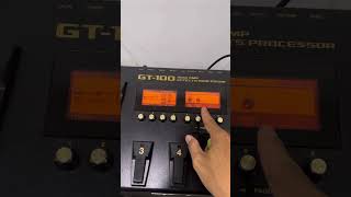 របៀបបូក Effect Boss GT-100 Sound Lead Metal