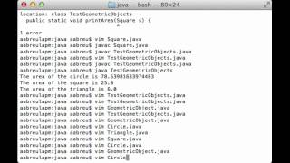 Superclasses and Subclasses in Java