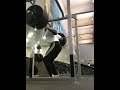 600lbs x 20 reps half squats