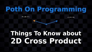 2D Cross Product - The Equation And Example