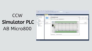 AB Micro800 Simulator PLC from Connected Components Workbench Software (how to access it and use it)
